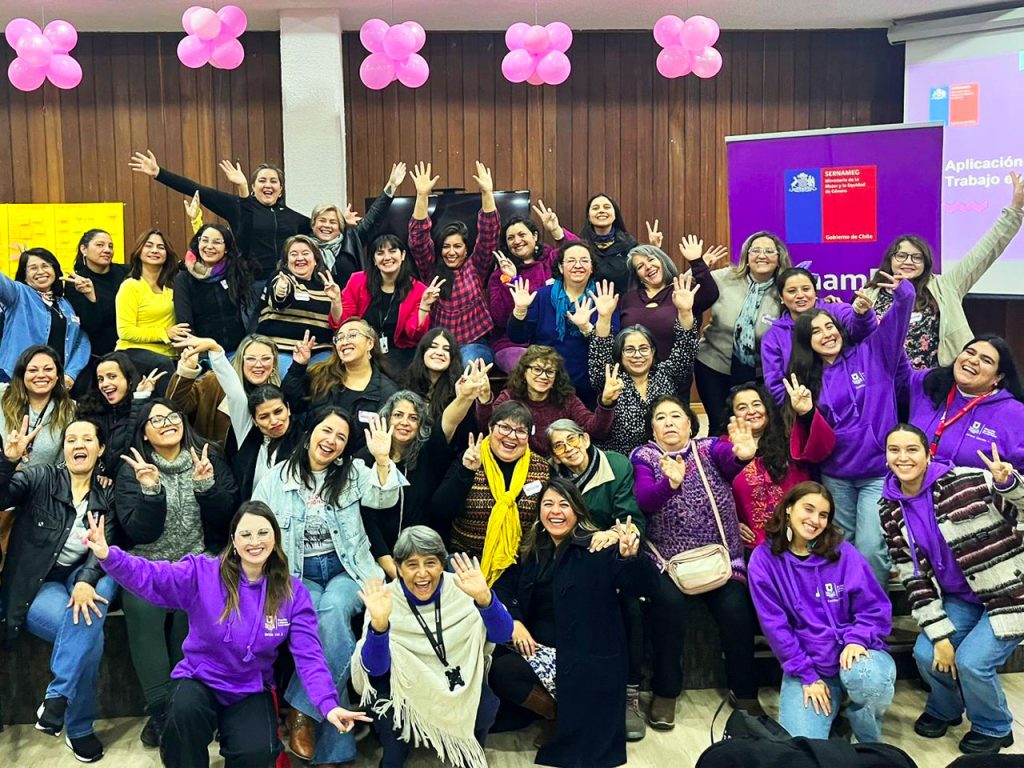 Mujeres participantes de SernamEG Maule se reúnen para potenciar sus liderazgos