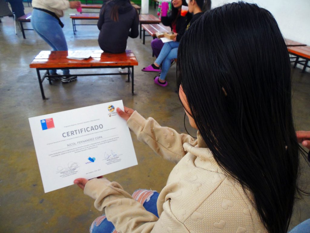 Mujeres privadas de libertad se certifican como facilitadoras en Derechos Sexuales y Reproductivos en Alto Hospicio