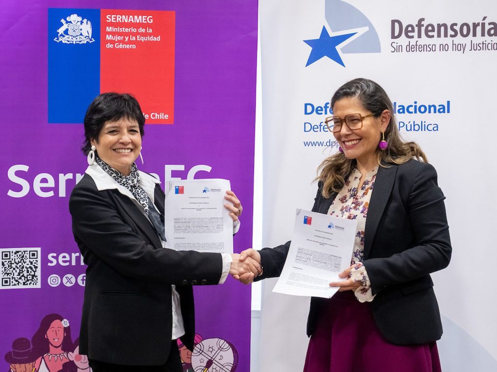 Para apoyar el trabajo con mujeres imputadas y privadas de libertad, SernamEG y Defensoría Penal Pública firman convenio de colaboración