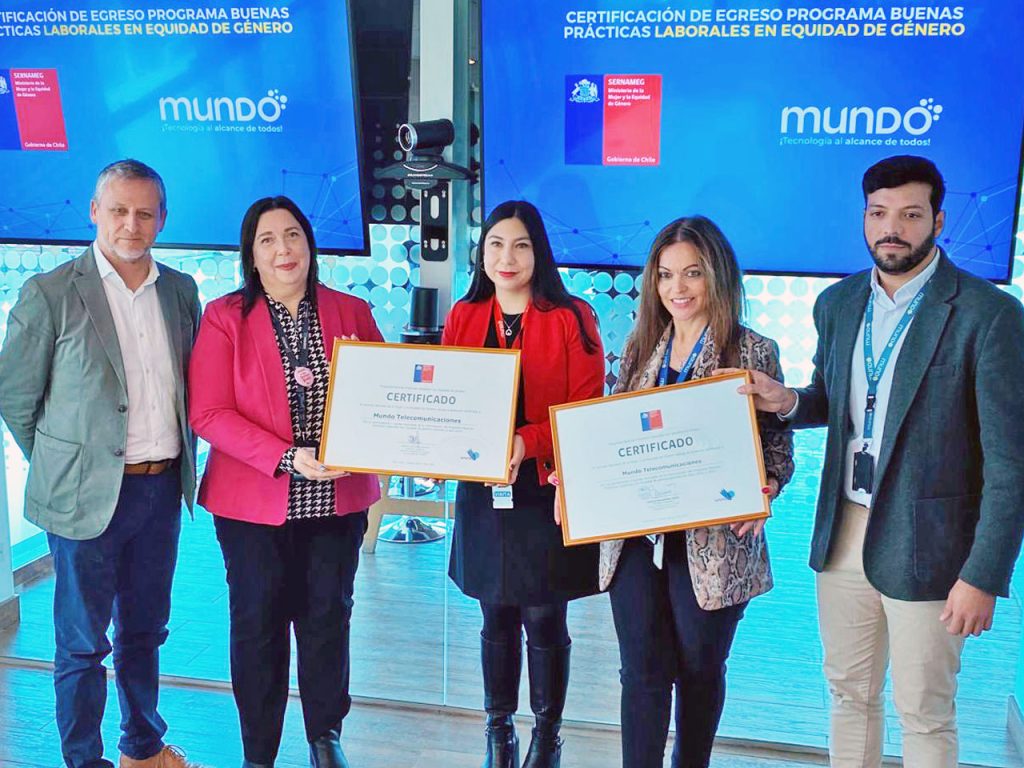 Mundo Telecomunicaciones obtiene certificación en Buenas Prácticas Laborales con Equidad de Género