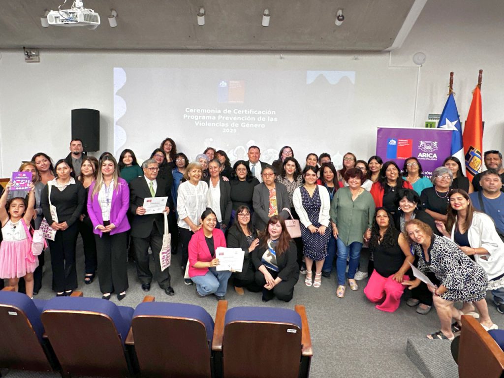 Nueve organizaciones culminan Programa de Prevención de las Violencias de Género en Arica