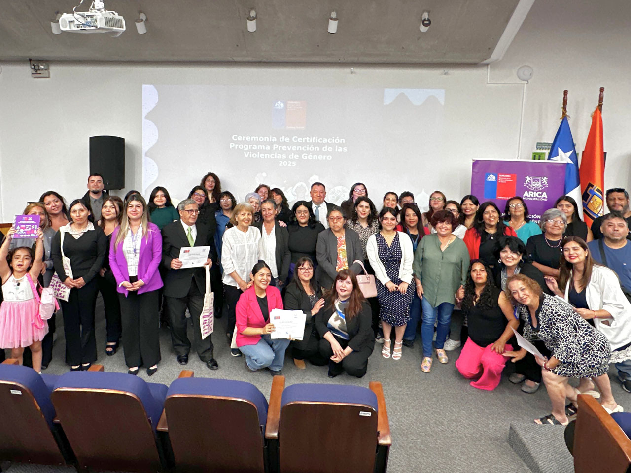 Nueve organizaciones culminan Programa de Prevención de las Violencias de Género en Arica