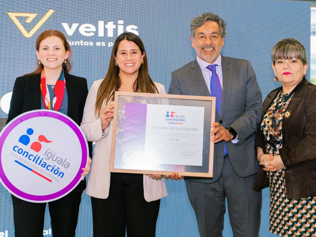 Veltis Latam recibe Sello Iguala Conciliación por promover la equidad de género y la conciliación laboral, personal y familiar