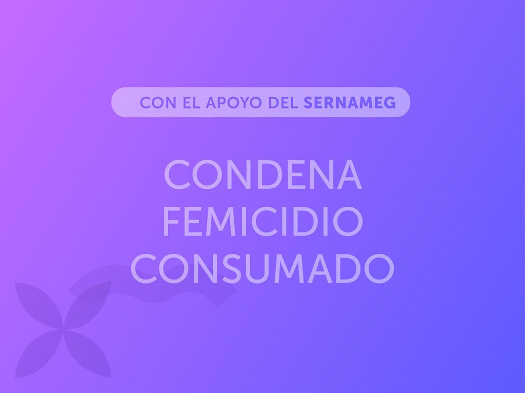 SernamEG RM logra condena de presidio perpetuo simple para autor de femicidio en San Bernardo