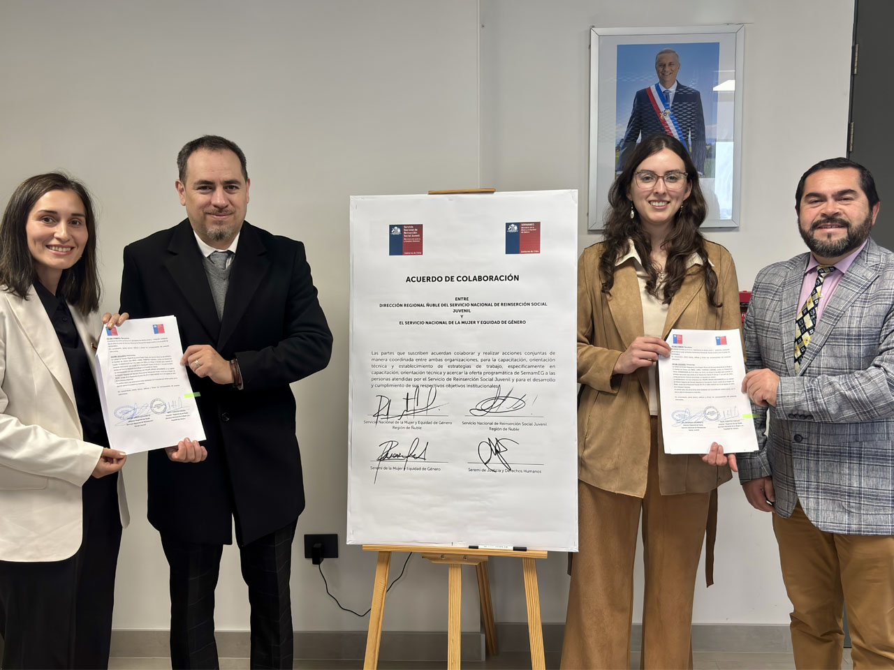 SernamEG y Servicio de Reinserción Social Juvenil Ñuble fortalecen trabajo conjunto en favor de adolescentes y jóvenes
